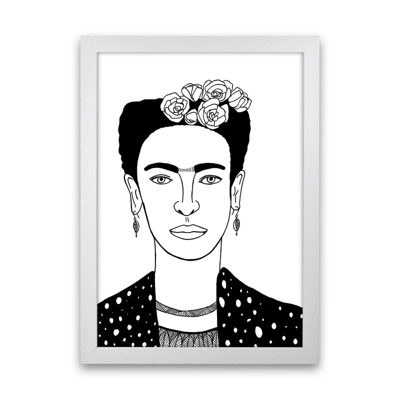 Frida Art Print by Carissa Tanton White Grain