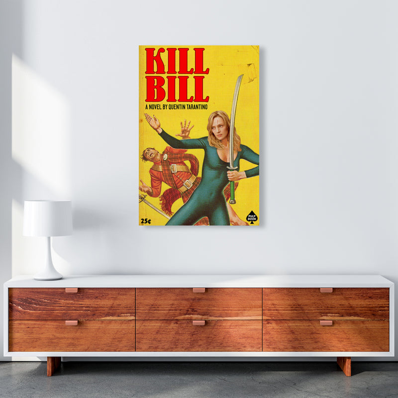 Kill Bill by David Redon Retro Movie Poster Framed Wall Art Print A1 Canvas