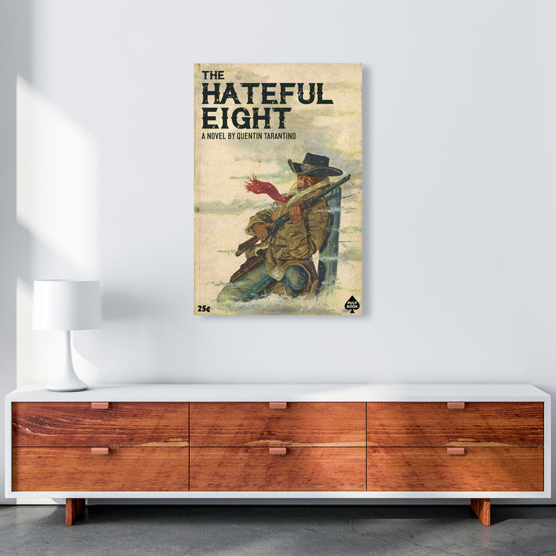 Hateful Eight by David Redon Retro Movie Poster Framed Wall Art Print A1 Canvas