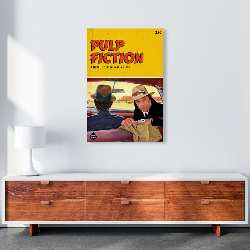 Pulp by David Redon Retro Movie Poster Framed Wall Art Print A1 Canvas