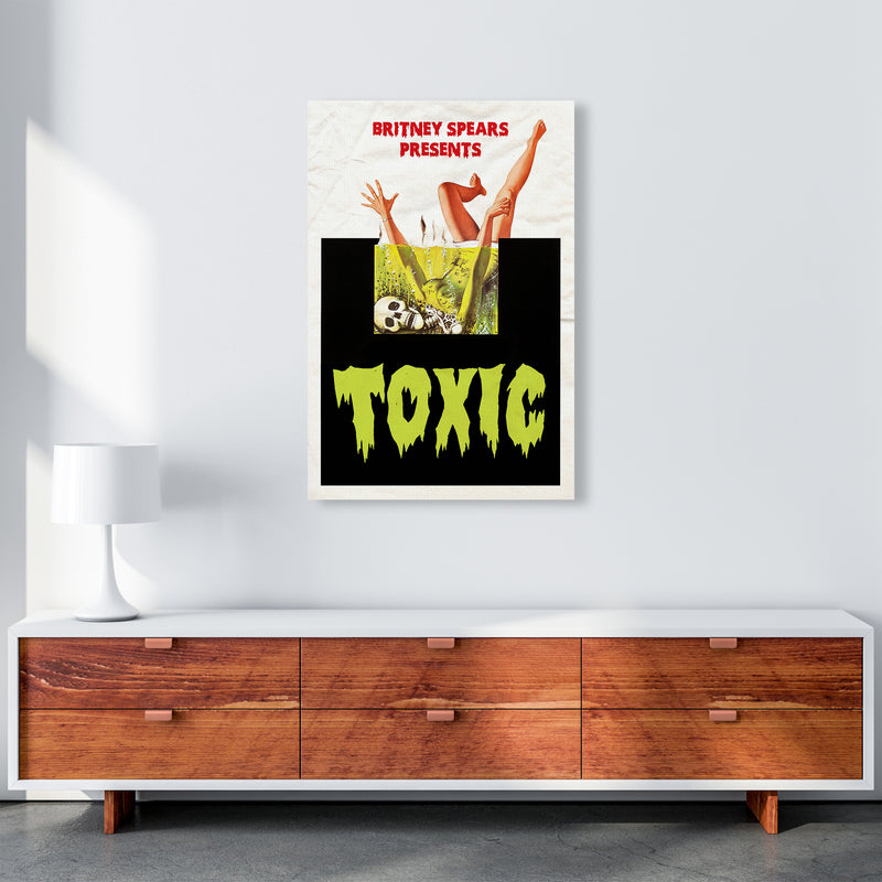 Toxic by David Redon Retro Music Poster Framed Wall Art Print A1 Canvas