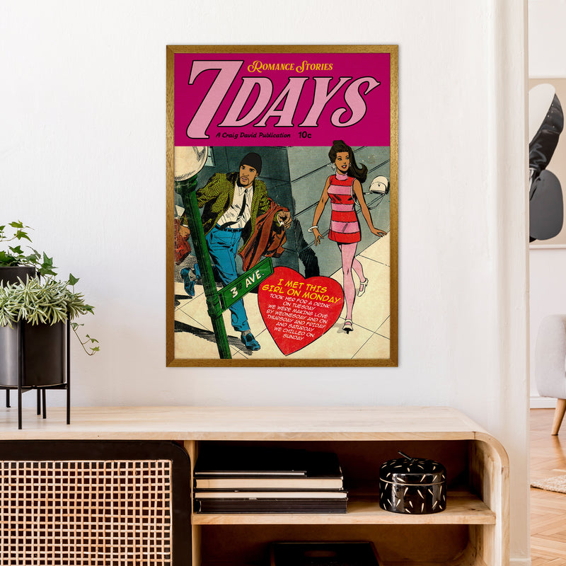 7 Days Music Poster Art Print by David Redon A1 Print Only