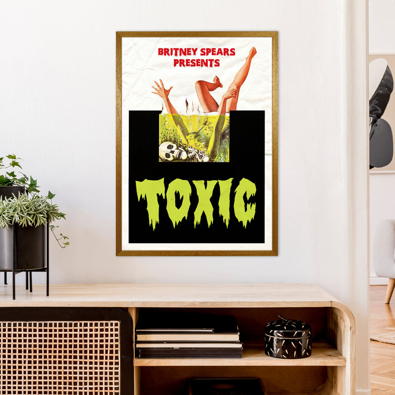 Toxic by David Redon Retro Music Poster Framed Wall Art Print A1 Print Only