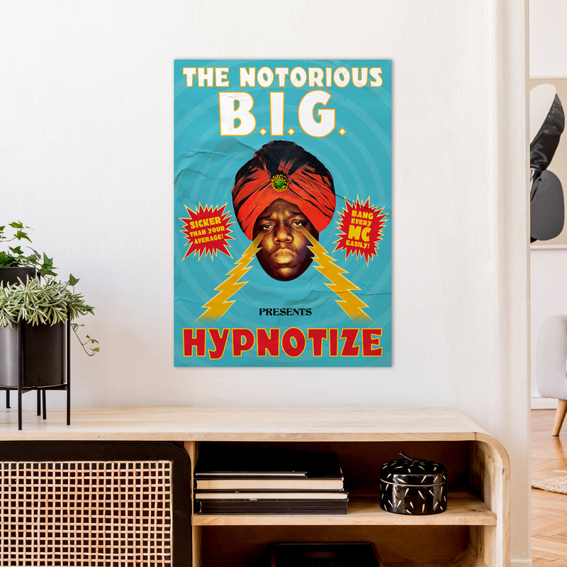 Hypnotize by David Redon Retro Music Poster Framed Wall Art Print A1 Black Frame