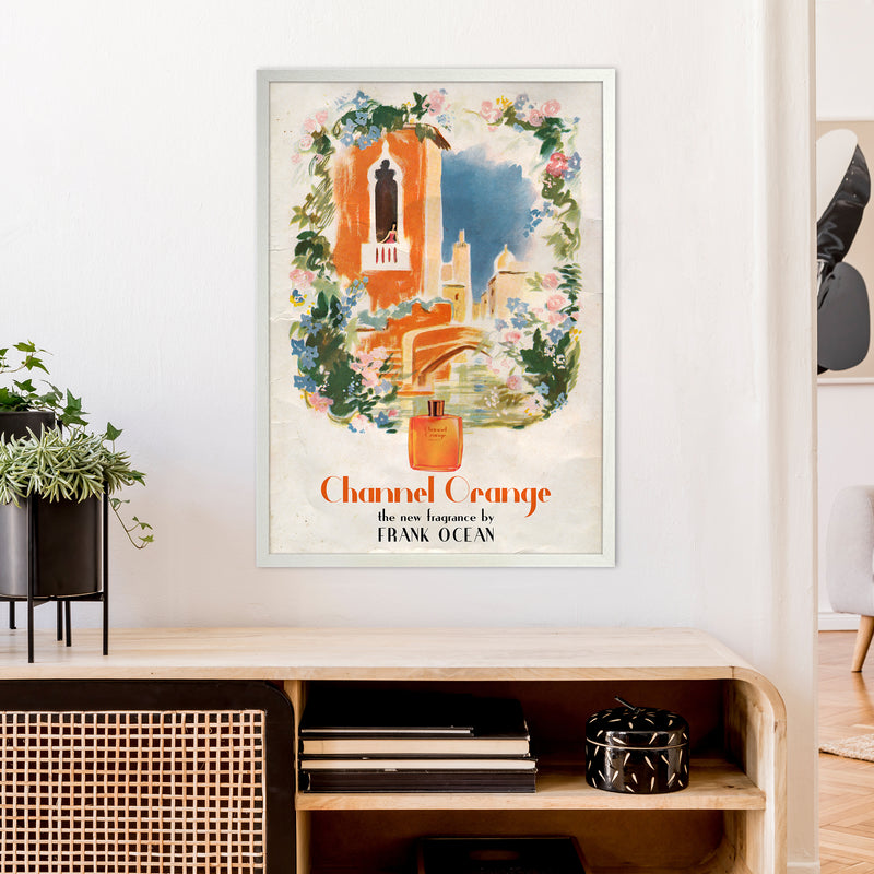 Channel Orange by David Redon Retro Music Poster Framed Wall Art Print A1 Oak Frame