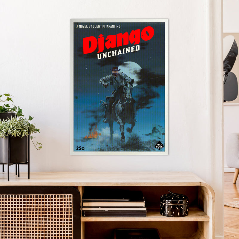 Django by David Redon A1 White Frame