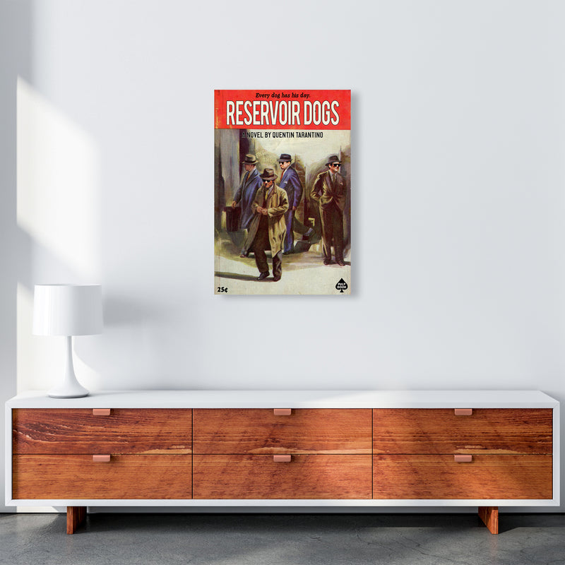 Reservoir Dogs by David Redon Retro Movie Poster Framed Wall Art Print A2 Canvas