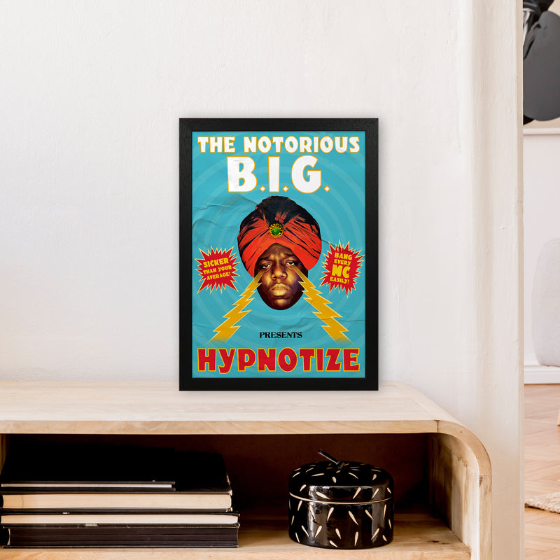 Hypnotize by David Redon Retro Music Poster Framed Wall Art Print A3 White Frame