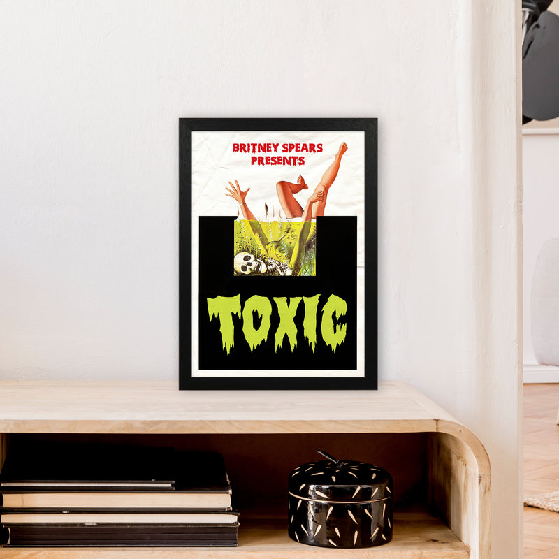 Toxic by David Redon Retro Music Poster Framed Wall Art Print A3 White Frame