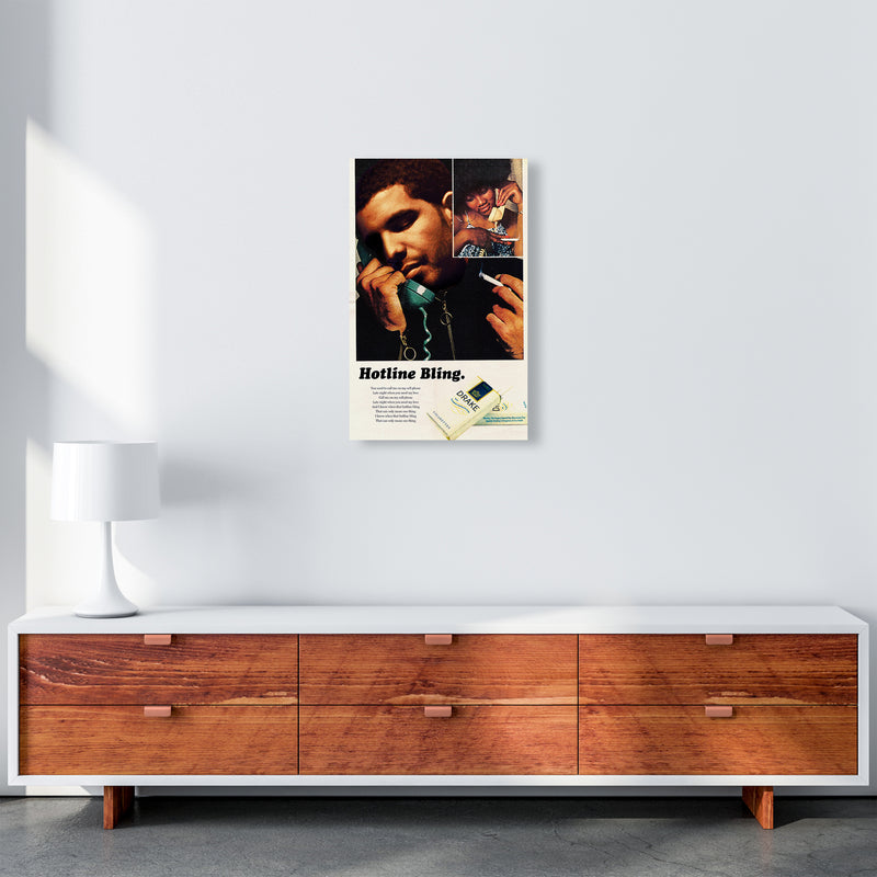 Drizzy by David Redon Retro Music Poster Framed Wall Art Print A3 Canvas