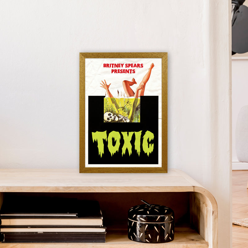 Toxic by David Redon Retro Music Poster Framed Wall Art Print A3 Print Only