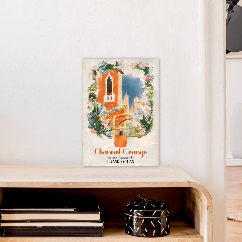 Channel Orange by David Redon Retro Music Poster Framed Wall Art Print A3 Black Frame