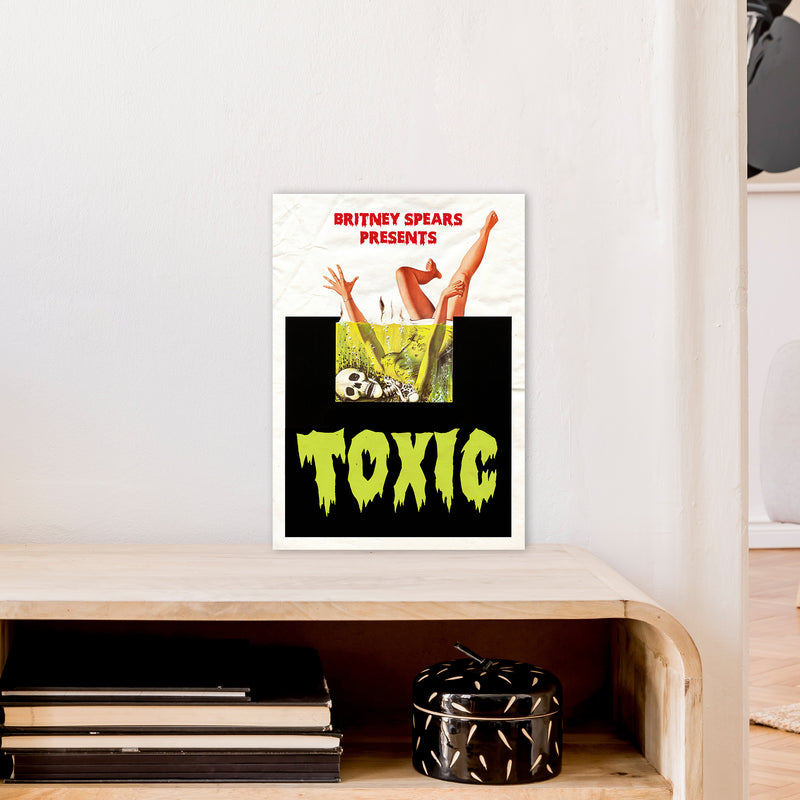Toxic by David Redon Retro Music Poster Framed Wall Art Print A3 Black Frame