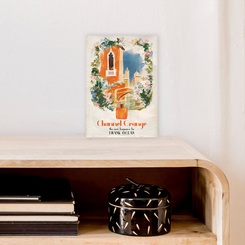 Channel Orange by David Redon Retro Music Poster Framed Wall Art Print A4 Black Frame