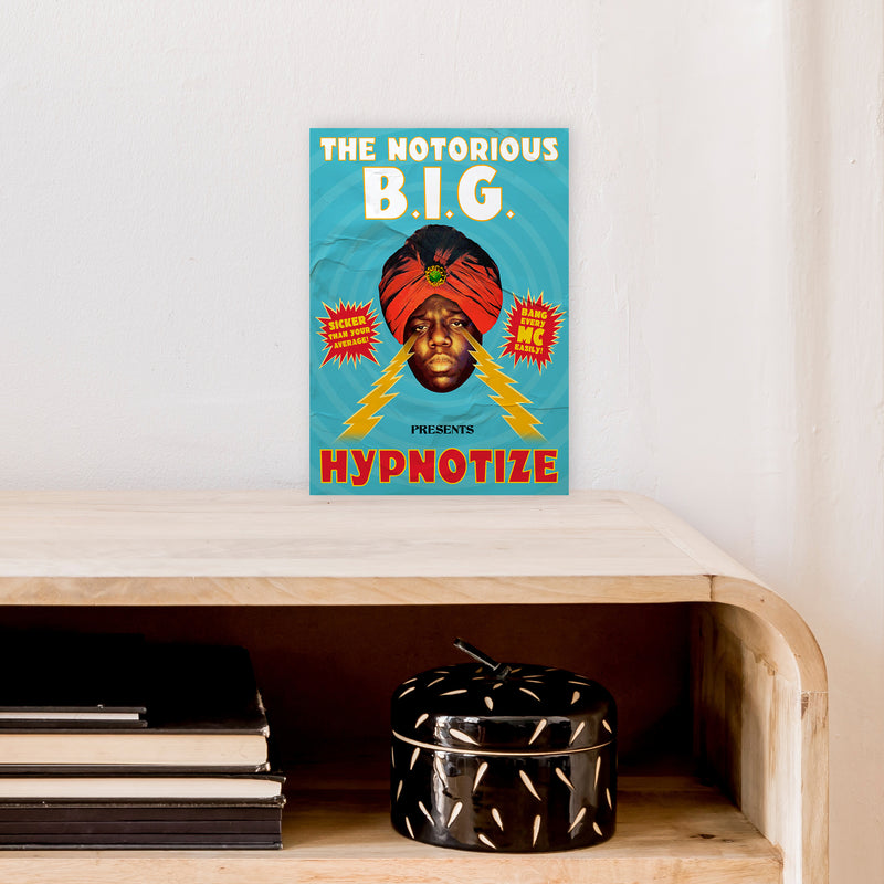 Hypnotize by David Redon Retro Music Poster Framed Wall Art Print A4 Black Frame