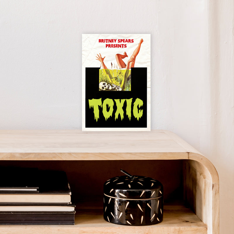 Toxic by David Redon Retro Music Poster Framed Wall Art Print A4 Black Frame