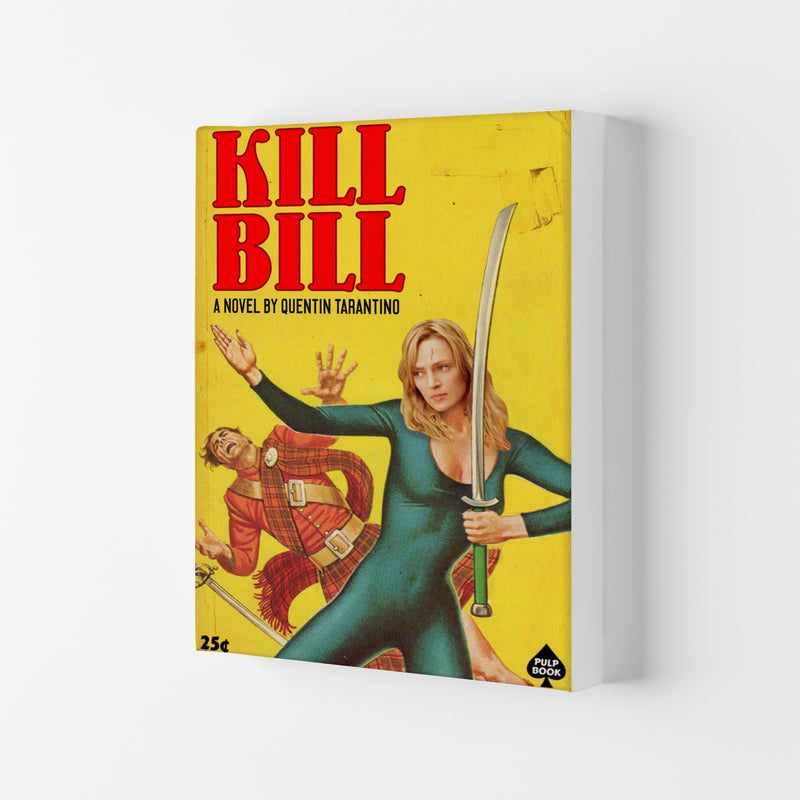 Kill Bill by David Redon Retro Movie Poster Framed Wall Art Print Canvas