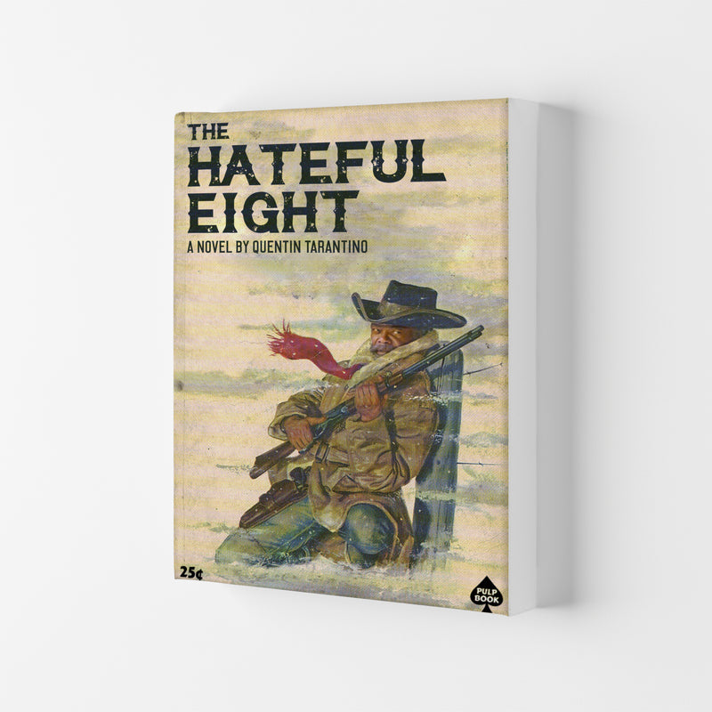 Hateful Eight by David Redon Retro Movie Poster Framed Wall Art Print Canvas