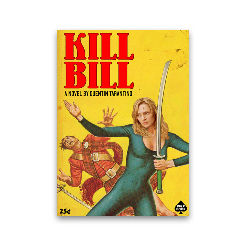 Kill Bill by David Redon Retro Movie Poster Framed Wall Art Print Print Only