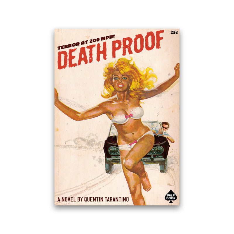 Deathproof by David Redon Retro Movie Poster Framed Wall Art Print Print Only