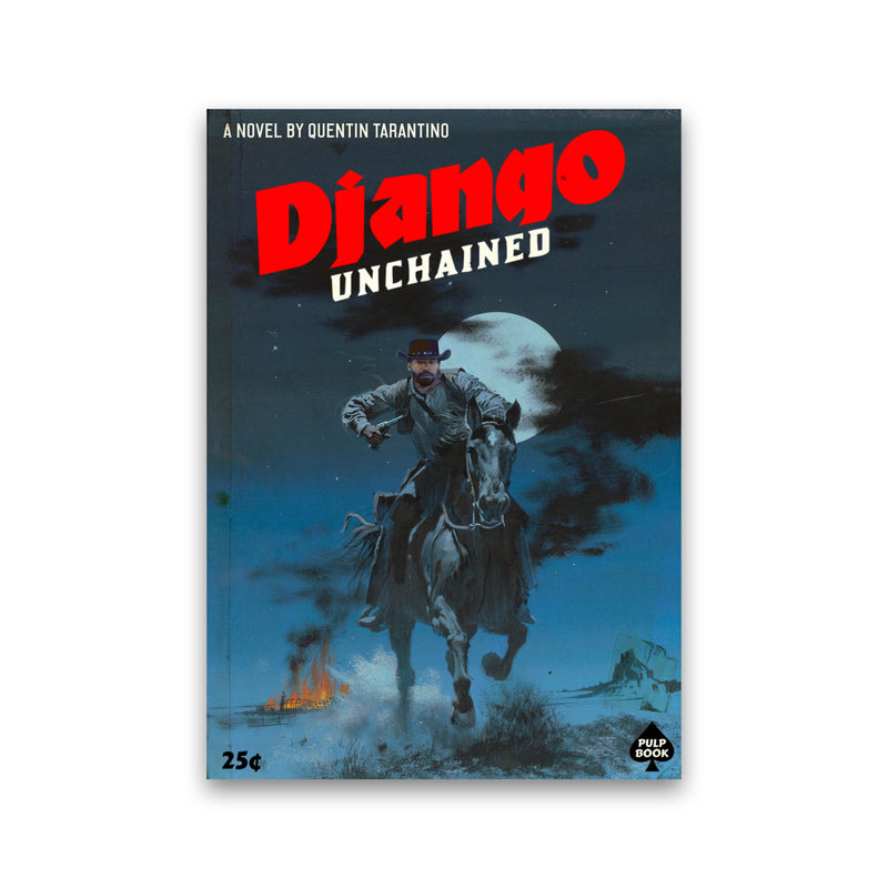 Django by David Redon Retro Movie Poster Framed Wall Art Print Print Only