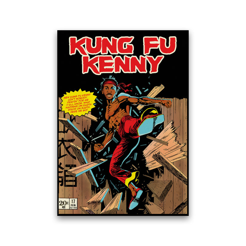 Kung Fu Kenny by David Redon Print Only