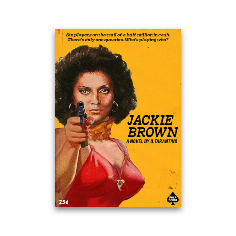 Jackie Brown by David Redon Retro Movie Poster Framed Wall Art Print Print Only