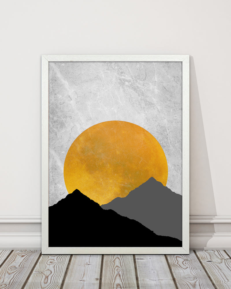 The Sunset mountain A2 size