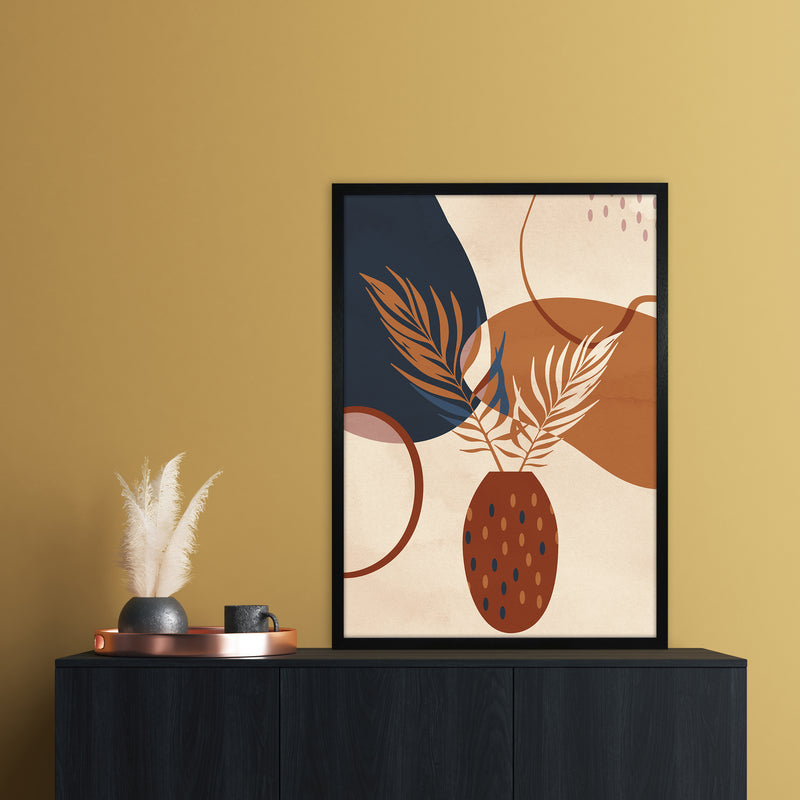 Mid Century Vase Art Print by Essentially Nomadic A1 White Frame