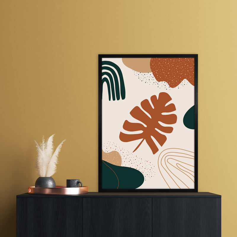 Autumn Abstract 01 Art Print by Essentially Nomadic A1 White Frame
