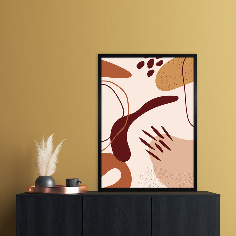 Abstract Shapes 2 Art Print by Essentially Nomadic A1 White Frame