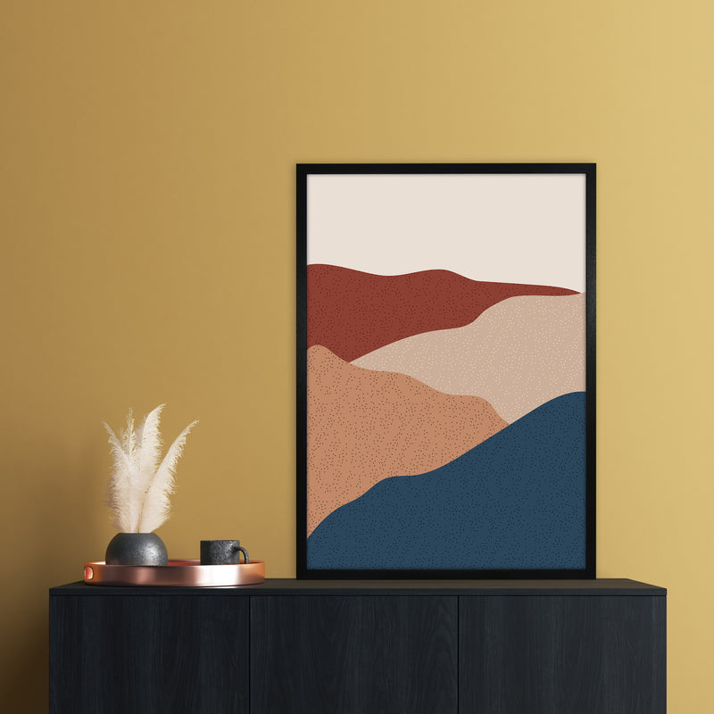 Mountain Art Print by Essentially Nomadic A1 White Frame