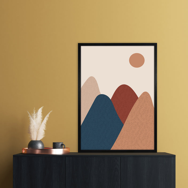 Mountain Sun Art Print by Essentially Nomadic A1 White Frame