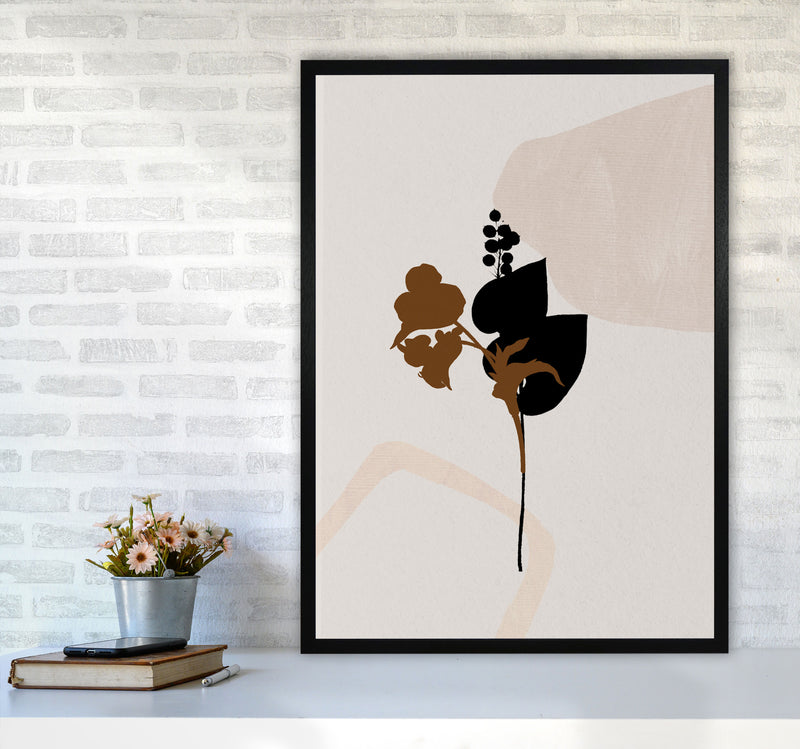 Abstract Leaf 2 Art Print by Essentially Nomadic A1 White Frame