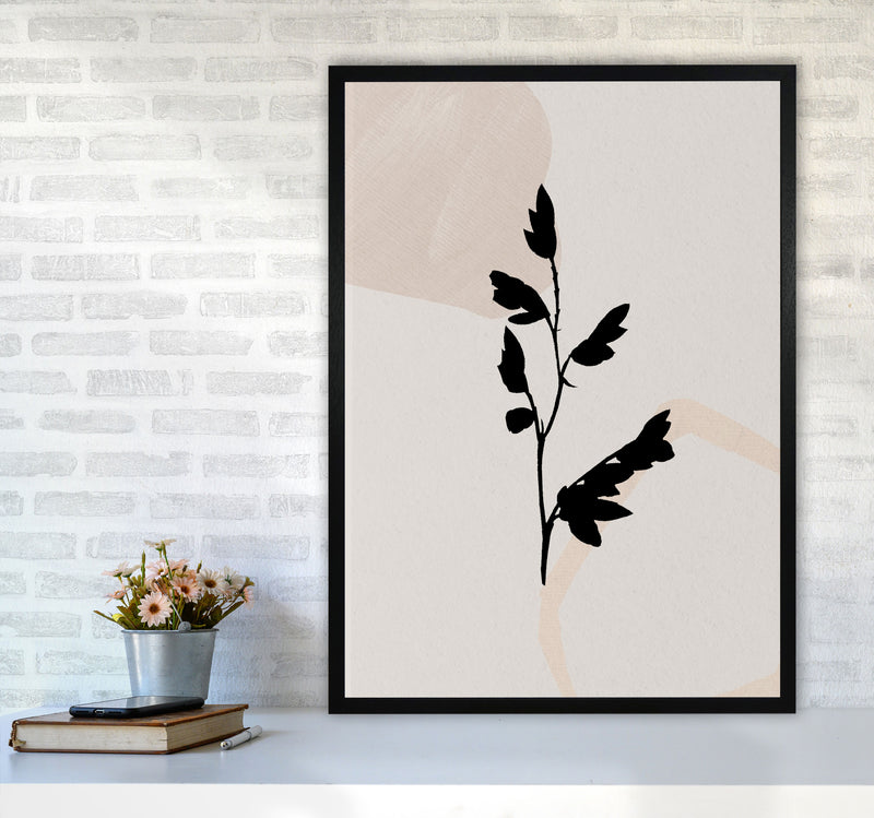 Abstract Leaf 4 Art Print by Essentially Nomadic A1 White Frame