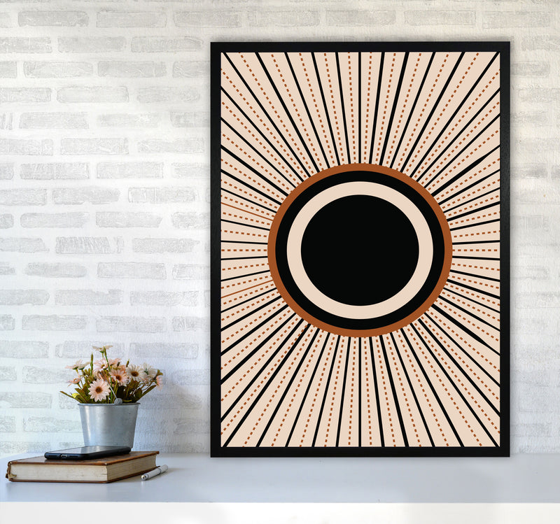 Boho Sun 1 Art Print by Essentially Nomadic A1 White Frame