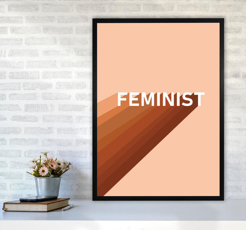 Feminist Art Print by Essentially Nomadic A1 White Frame
