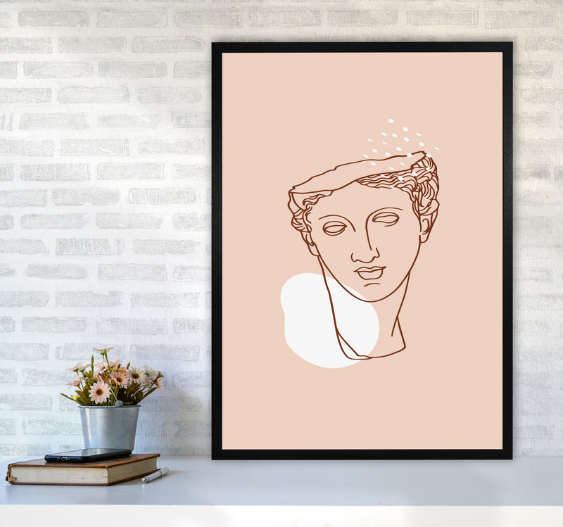 Greek Aphrodite Head Art Print by Essentially Nomadic A1 White Frame