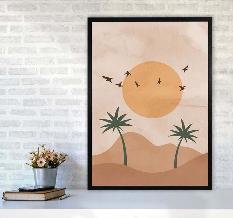 Desert Palm Art Print by Essentially Nomadic A1 White Frame