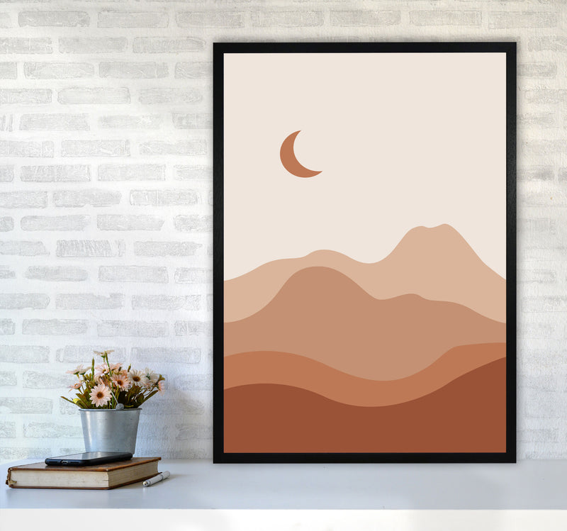 Mountain Landscape Art Print by Essentially Nomadic A1 White Frame