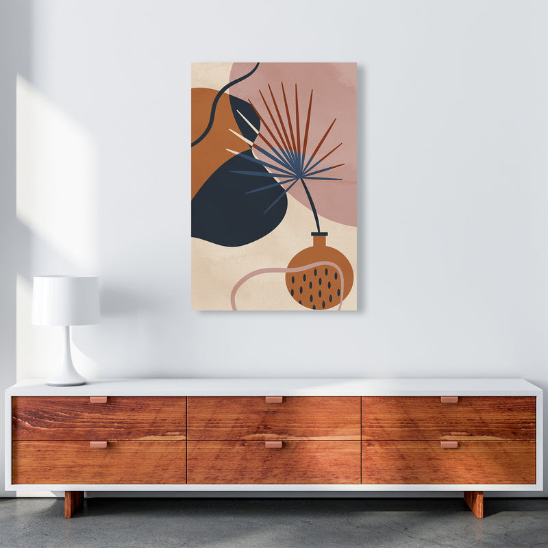 Mid Century Vase 1 Art Print by Essentially Nomadic A1 Canvas