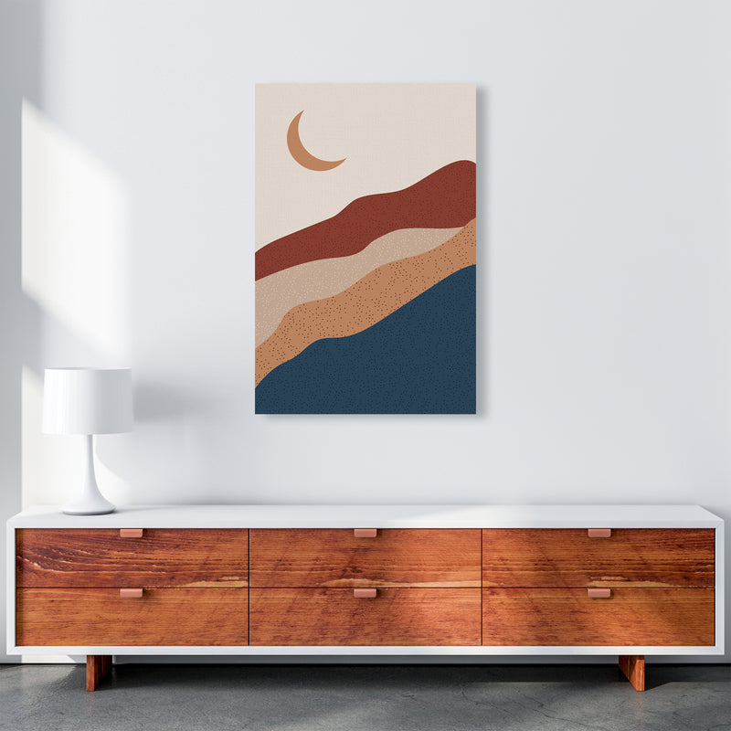 Moon Mountain Art Print by Essentially Nomadic A1 Canvas