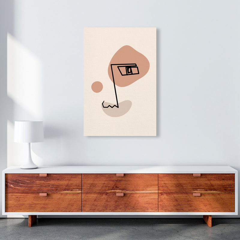 Absract 1 Face Line Art Art Print by Essentially Nomadic A1 Canvas