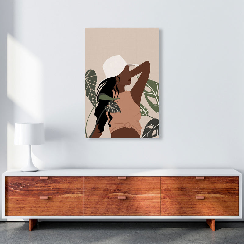 Girl Black Woman Art Print by Essentially Nomadic A1 Canvas