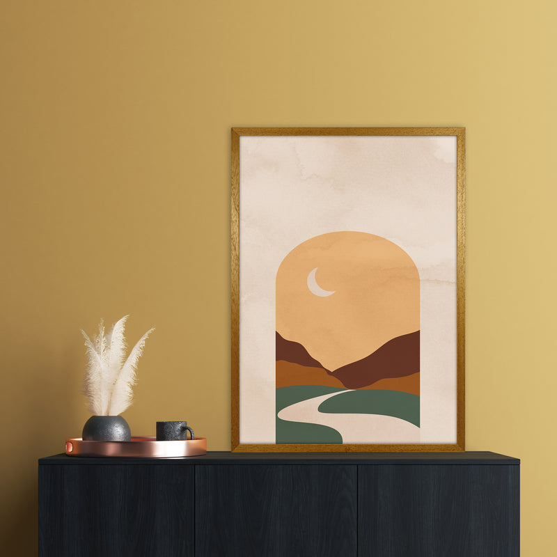 Road Moon Art Print by Essentially Nomadic A1 Print Only