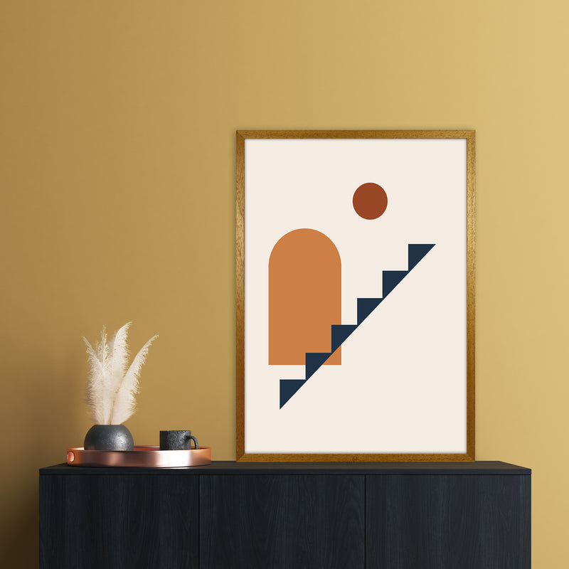 Minimal Geo b 3x4 ratio Art Print by Essentially Nomadic A1 Print Only