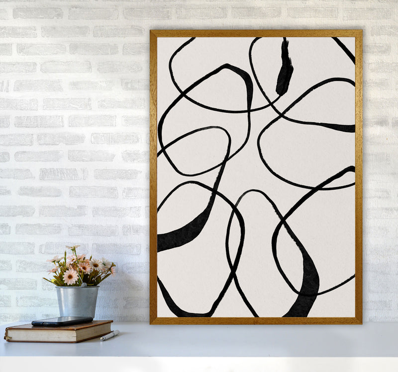 Abstract Scribble Art Print by Essentially Nomadic A1 Print Only