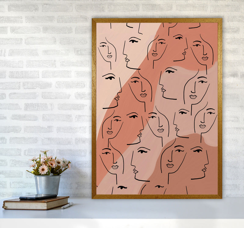 Faces Art Print by Essentially Nomadic A1 Print Only