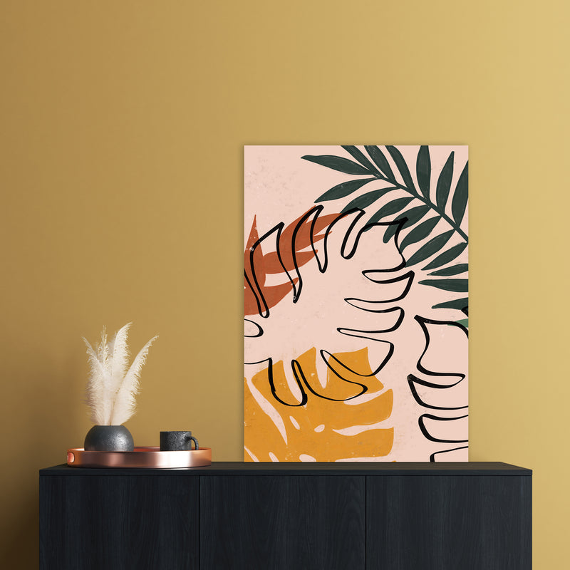 Abstract Plant Art Print by Essentially Nomadic A1 Black Frame