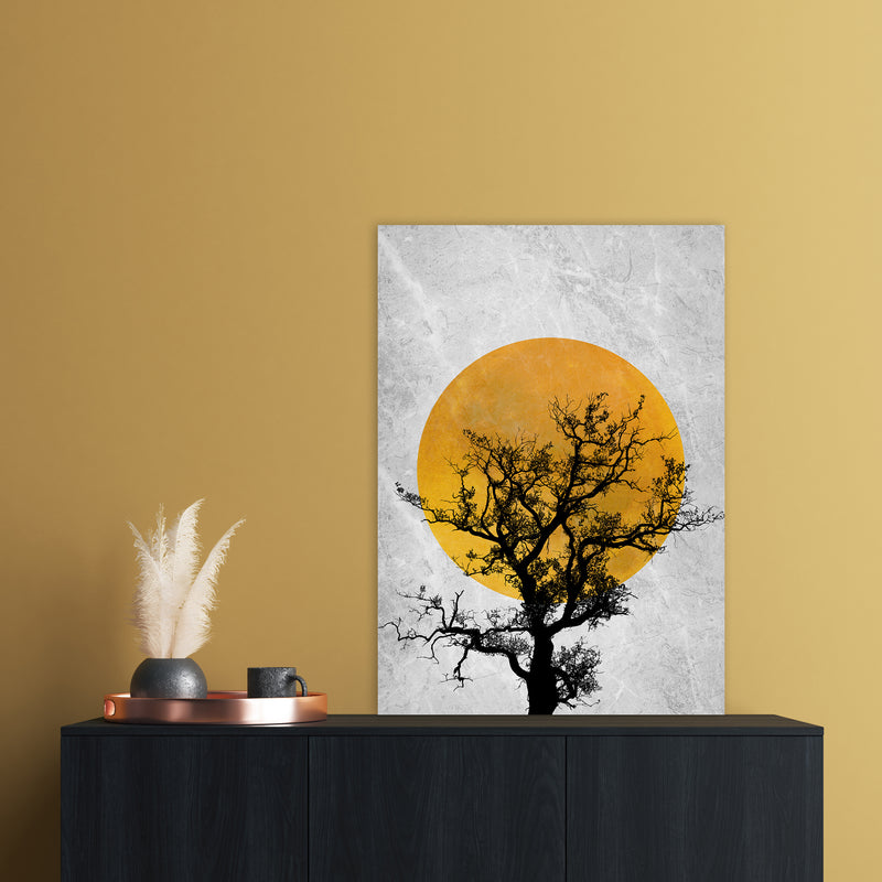 The Sunset Tree Art Print by Essentially Nomadic A1 Black Frame